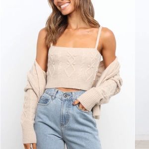 Petal and Pup Lummus Knit Cropped Set